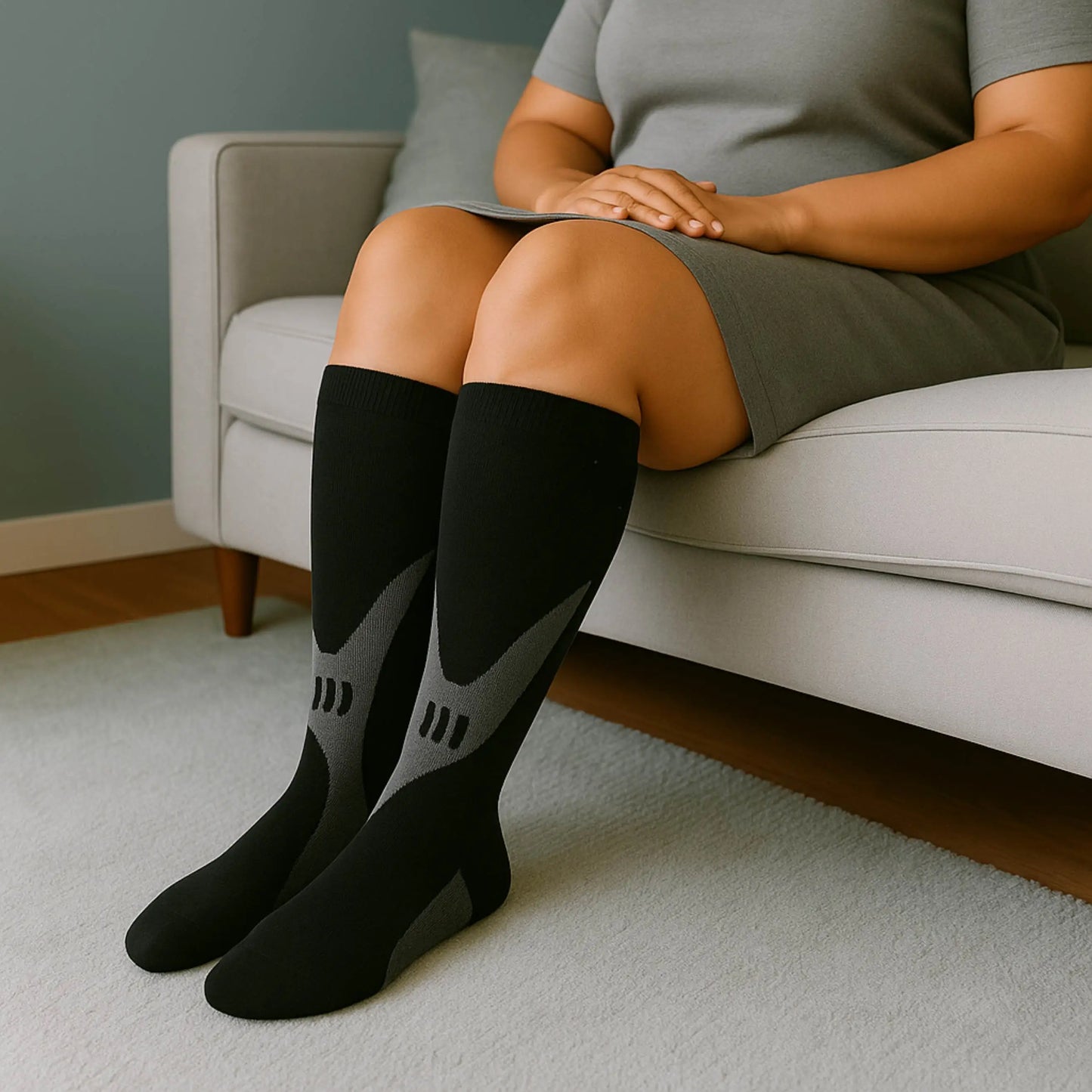 Mevery – Compression Socks (Black)